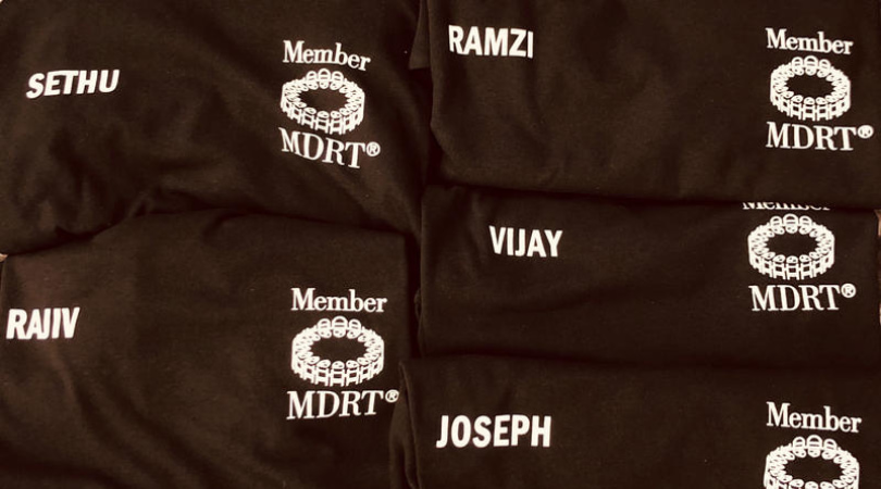 petra's team mdrt meeting shirts