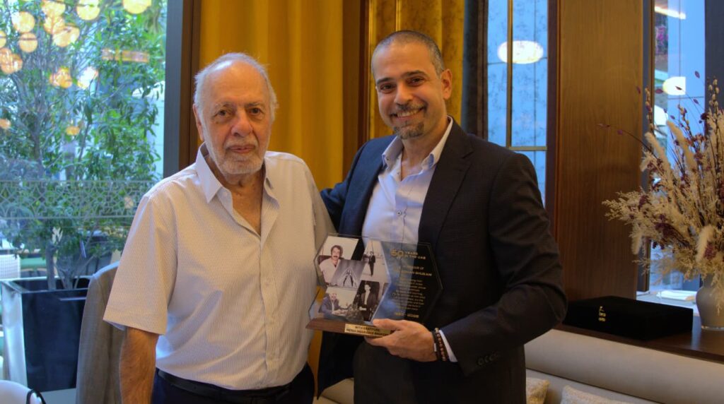 60 Years in the UAE. A Proud Journey. A Lasting Legacy. chairman and founder mr adnan ghurani and ramzi ghurani